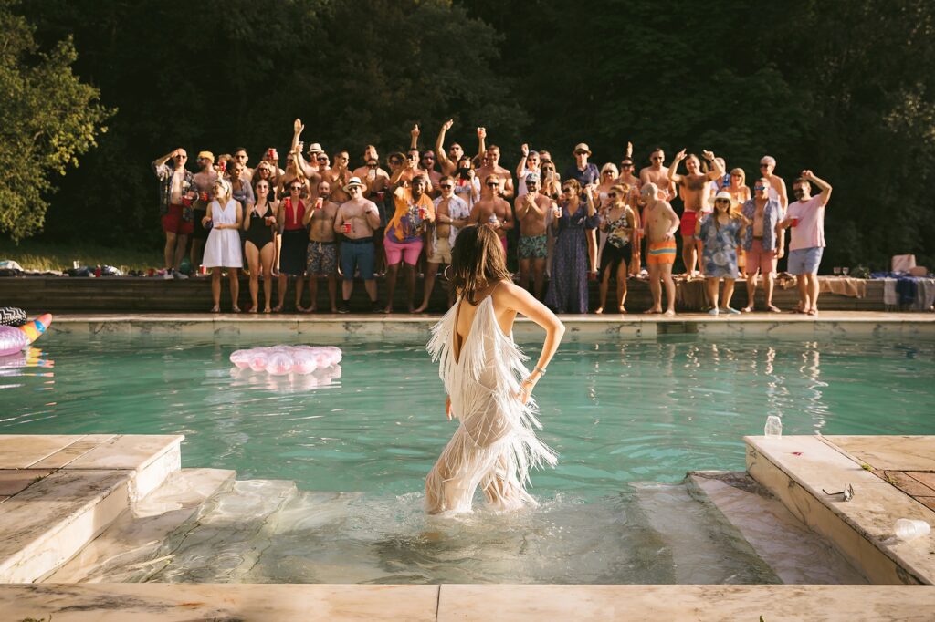 Pool party wedding ideas in dubai