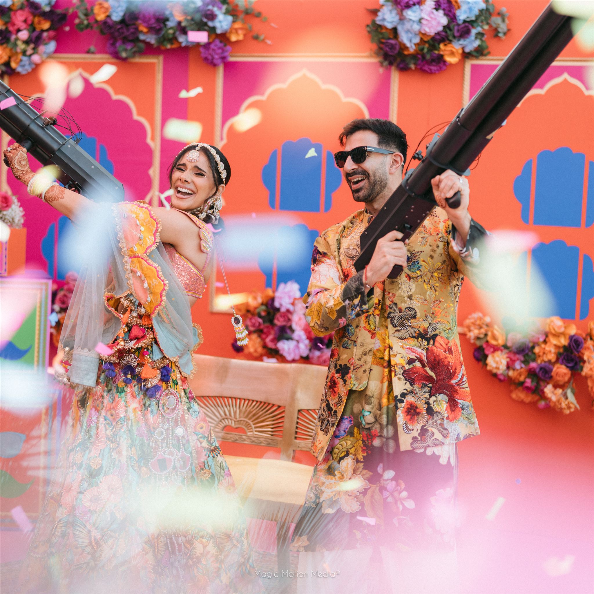 nidhi and mohak mehndi event in dubai