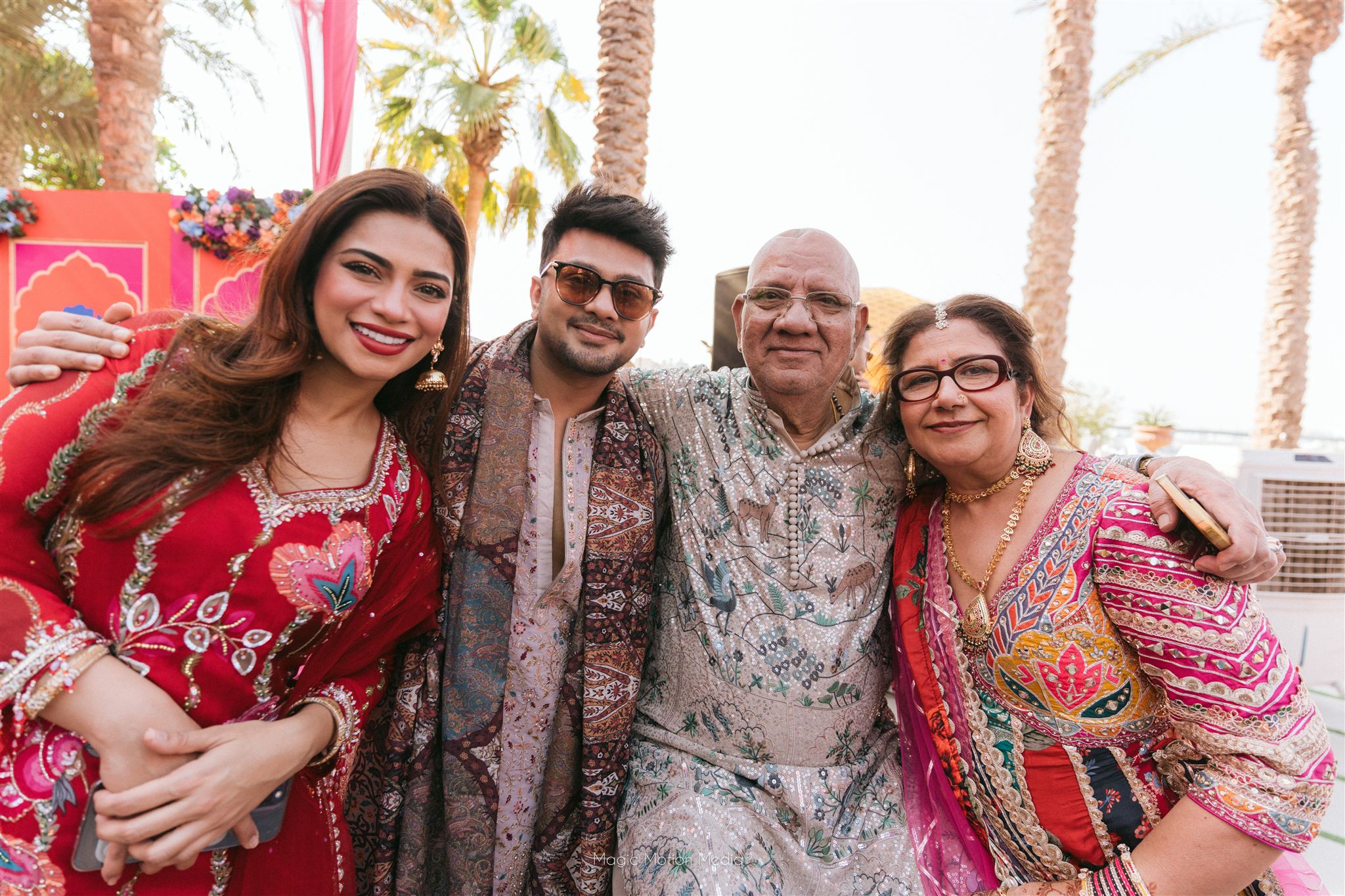 nidhi and mohak mehndi event in dubai