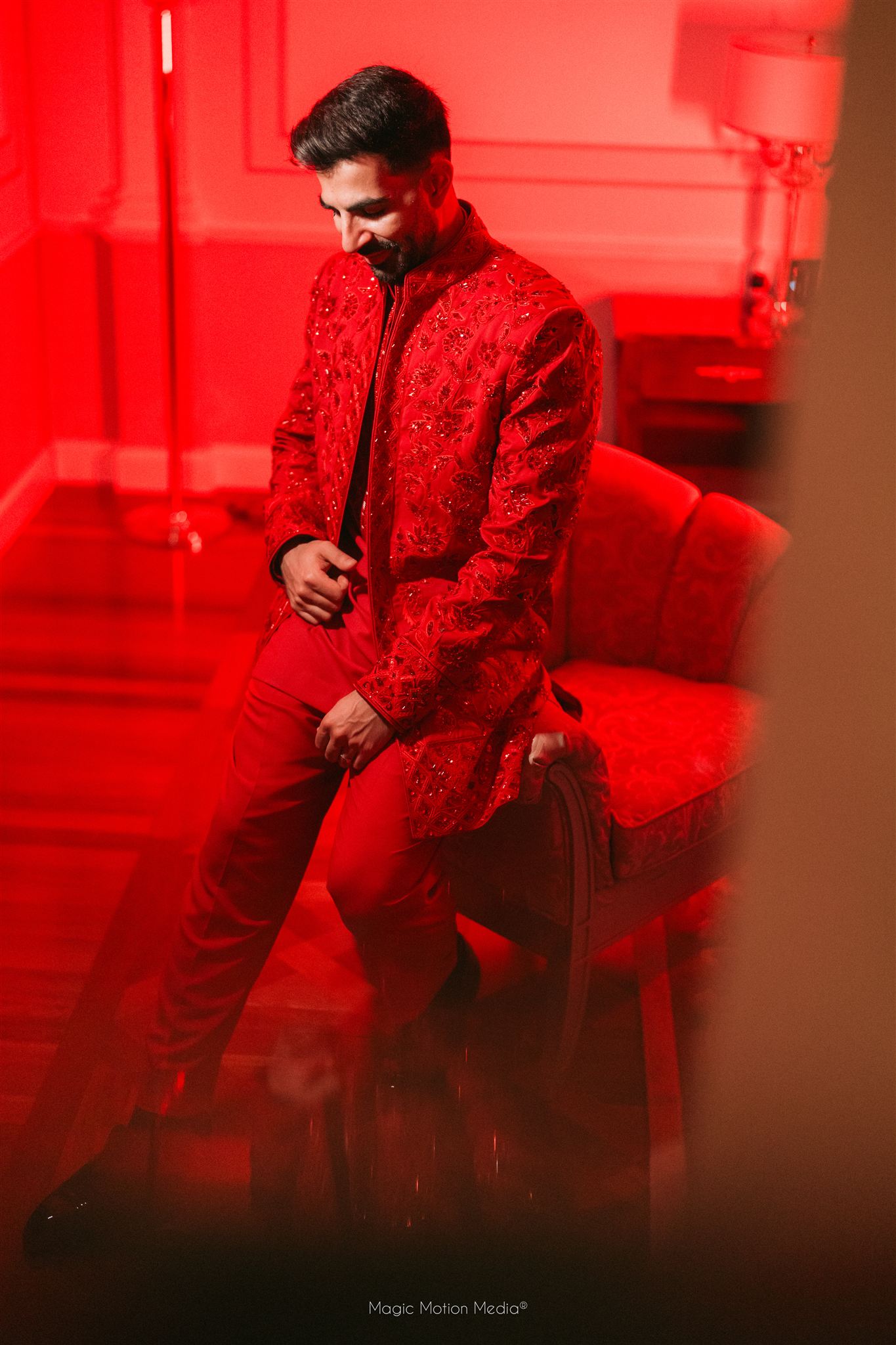 Bollywood Sangeeth night of nidhi and mohak wedding in dubai by ikigaii planners