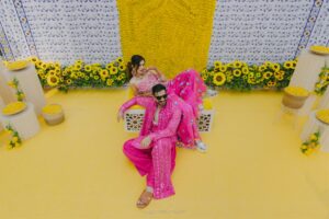 Nidhi and Mohak haldi in dubai