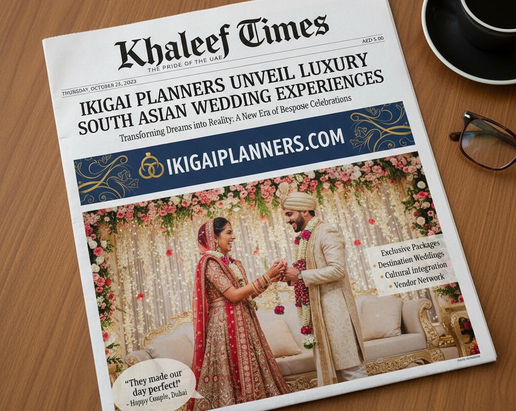 South Asian wedding planning in dubai
