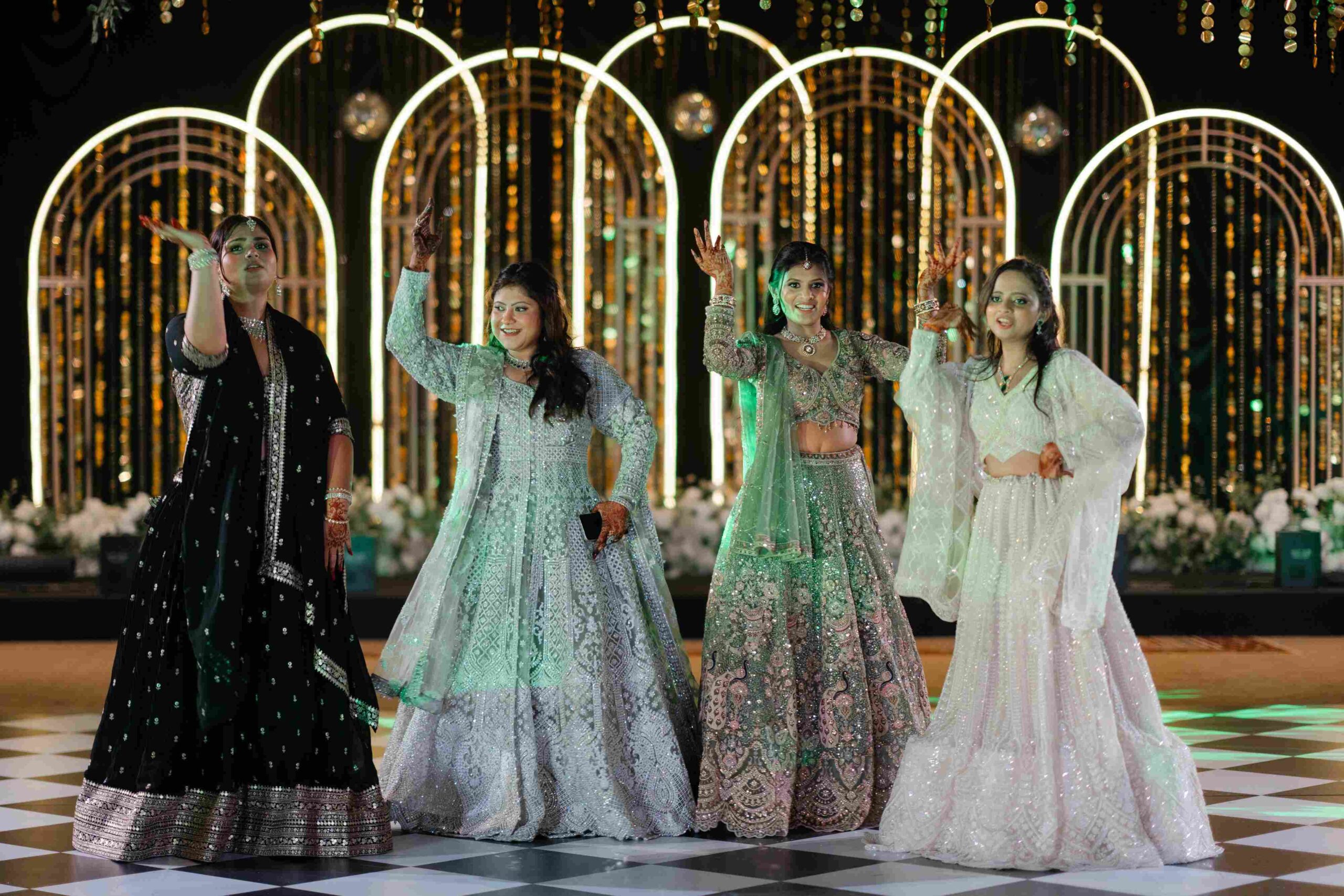 dipti and pratik Sangheet ceremony in dubai dipti and pratik Sangheet ceremony in dubai